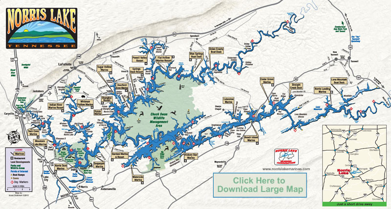 Norris Lake Depth Chart